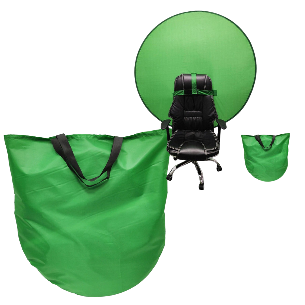 Collapsible Green Screen for Chair