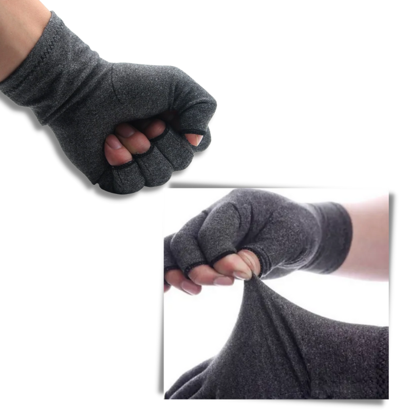 Compression joint pain relief gloves