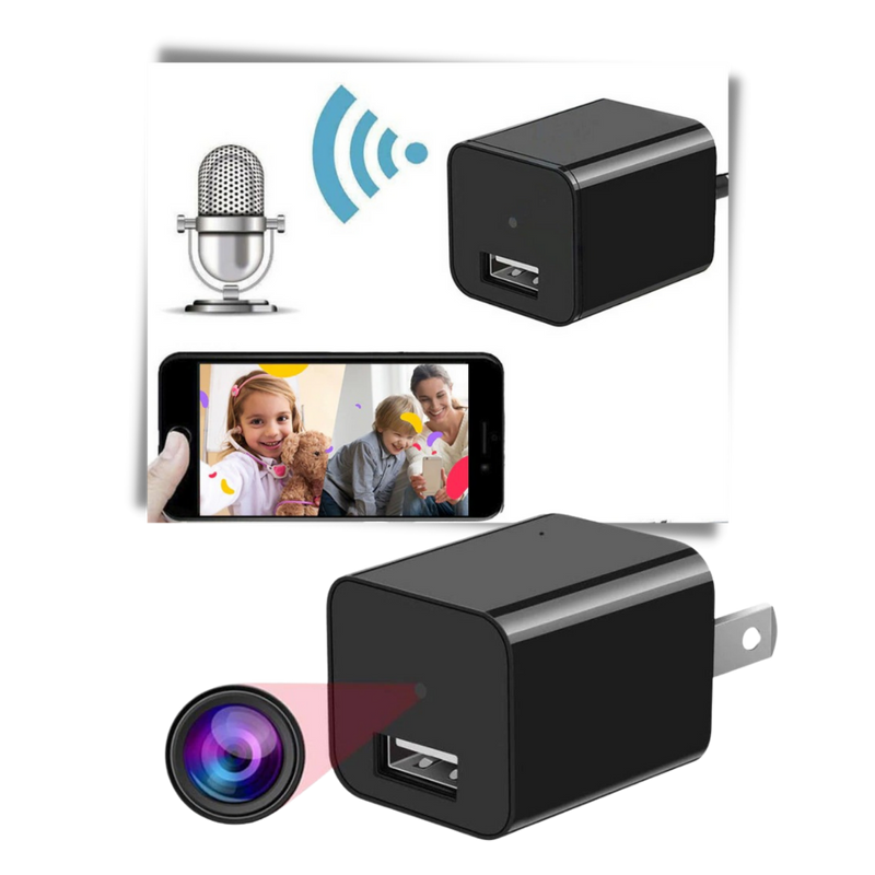 Discreet HD Surveillance Camera With Microphone