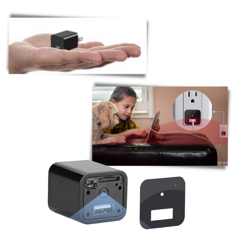 Discreet HD Surveillance Camera With Microphone
