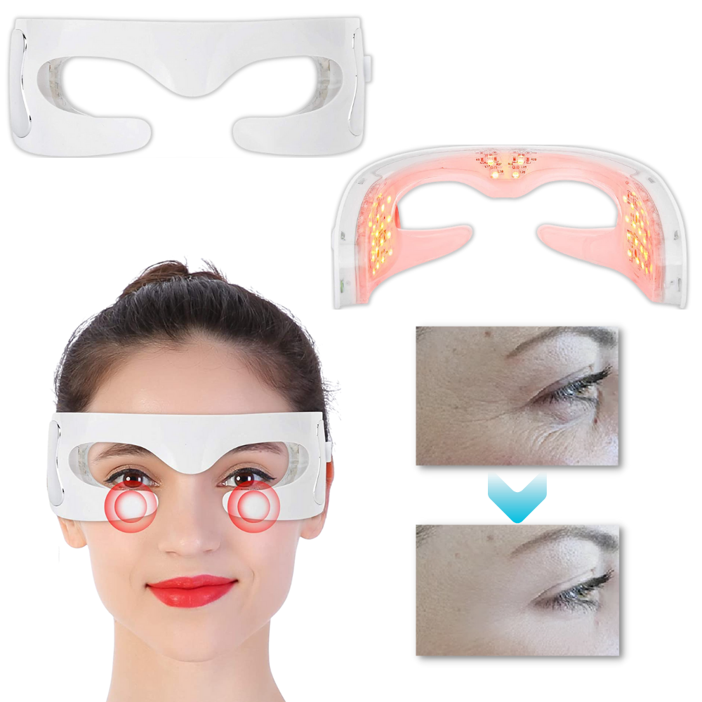 LED Wrinkle Remover Massaging Eye Mask