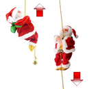 Electric climbing Santa Claus decoration