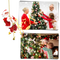 Electric climbing Santa Claus decoration