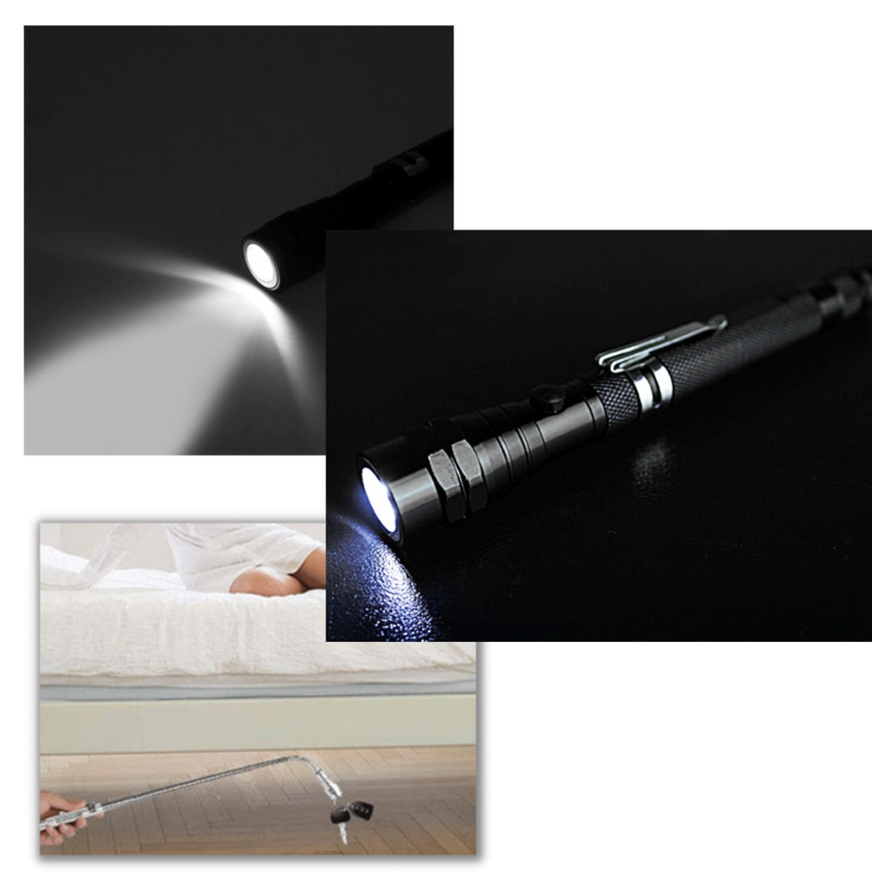 Telescopic Magnetic LED Torch