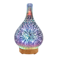 Essential Oil Diffuser Fireworks Pattern Vase Shape