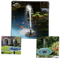 Floating solar water fountain