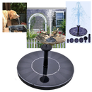 Floating solar water fountain -