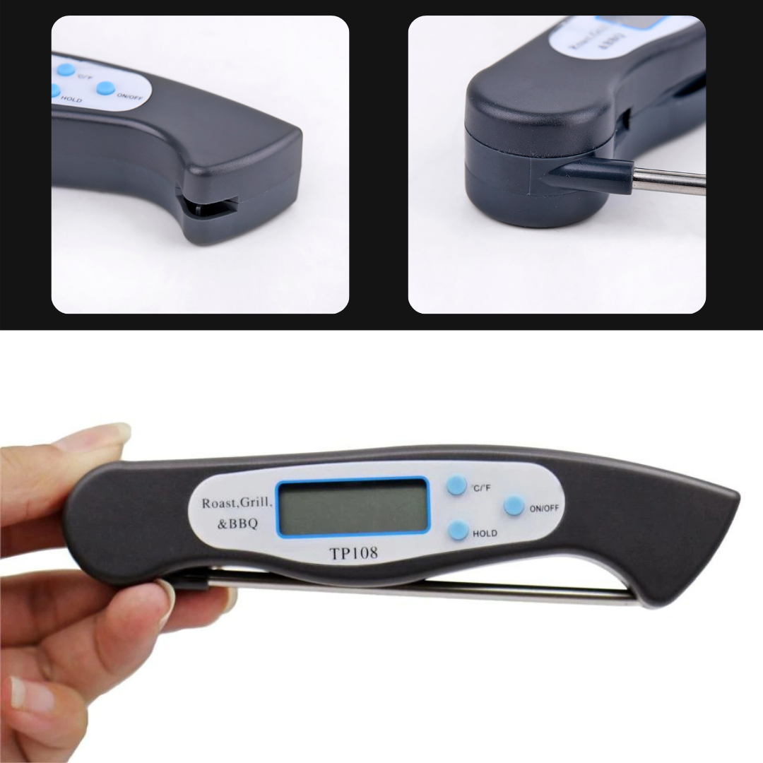 Foldable Instant Read Digital Food Thermometer