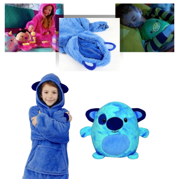 2 in 1 Foldable hoodie plush - Ozerty