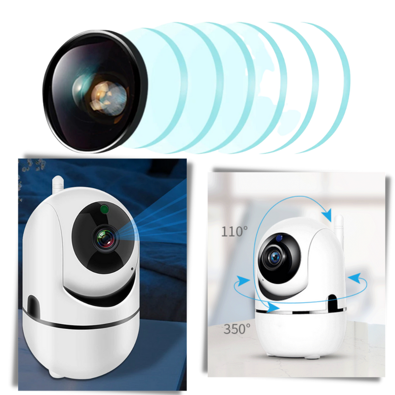 HD Wireless Security Camera with Sound and Motion Detection