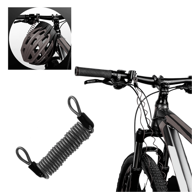 Anti-Theft Motorcycle Helmet Lock