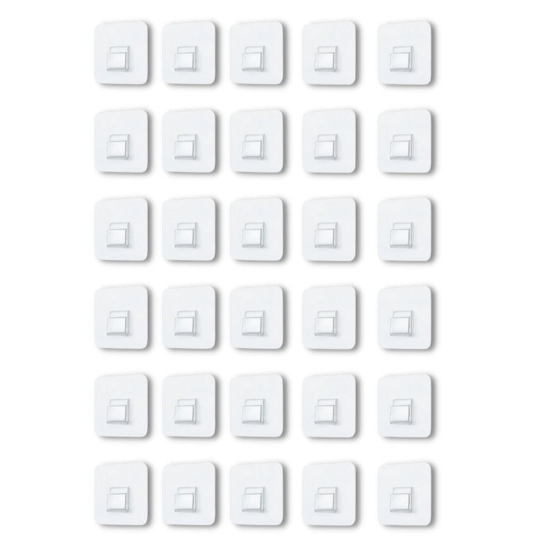 Pack of Adhesive Wall Hooks