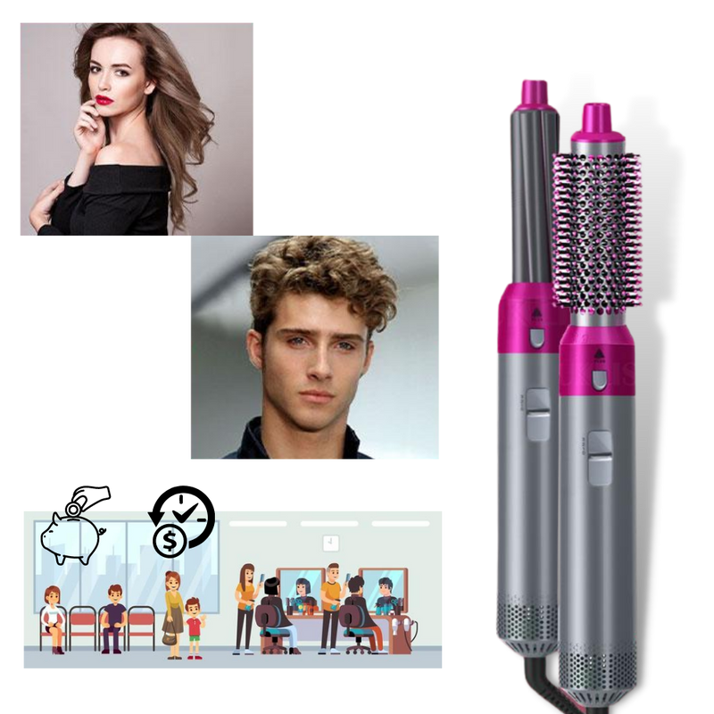 Hair Straightener 5-in-1 Set
