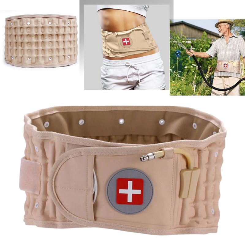 Inflatable decompression lumbar support belt - Ozerty