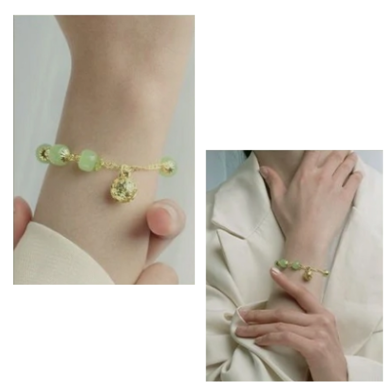 Hetian Jade Bell Bracelet