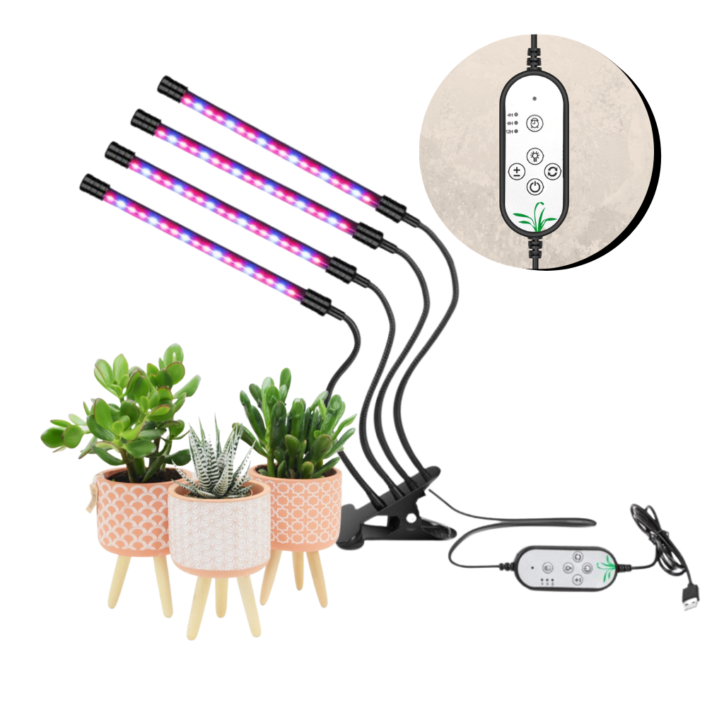 4-Head LED USB Indoor Grow Light - Ozayti