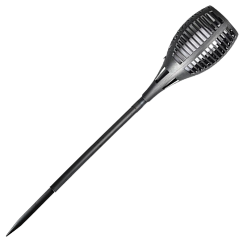 LED Solar Torch Light with flickering flame