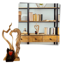 Wooden Sculpture Love Decoration