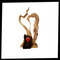Wooden Sculpture Love Decoration