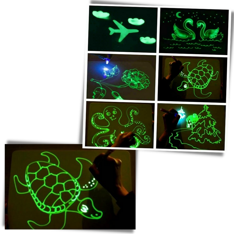 Magical Light Drawing Board Set