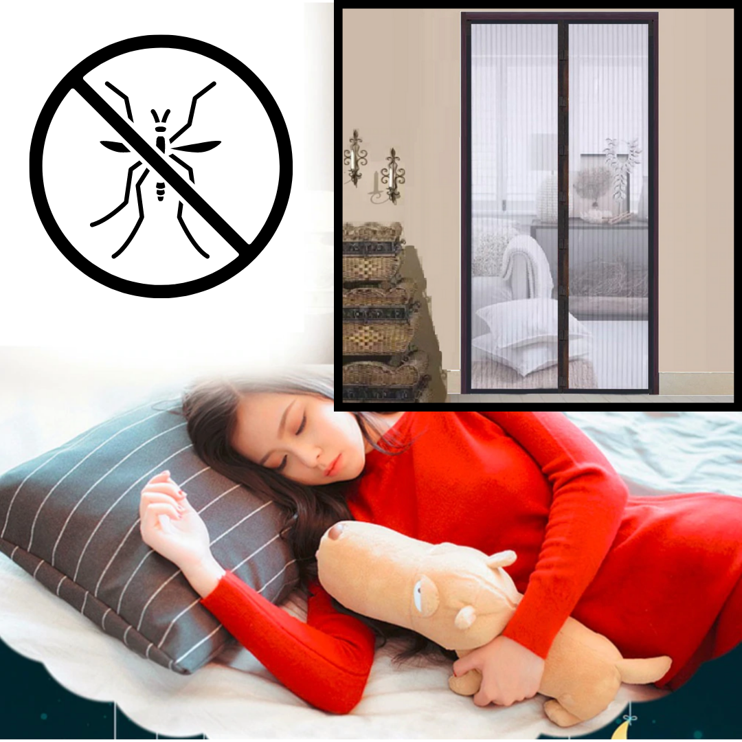 Magnetic Mosquito screen for doors