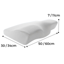 Memory foam cervical protection pillow