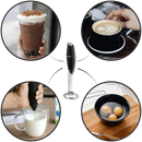 Electric Handheld Milk Frother with holder