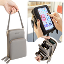 Multi pockets touchscreen crossbody bag - Ozerty