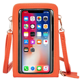 Multi pockets touchscreen crossbody bag
