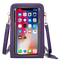 Multi pockets touchscreen crossbody bag