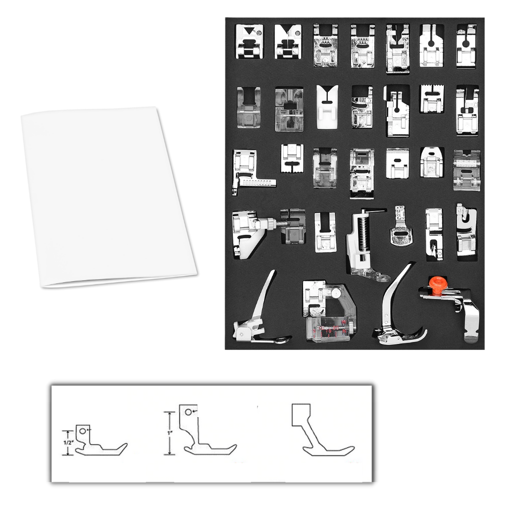 32/42 Piece Presser Foot Sewing Pack