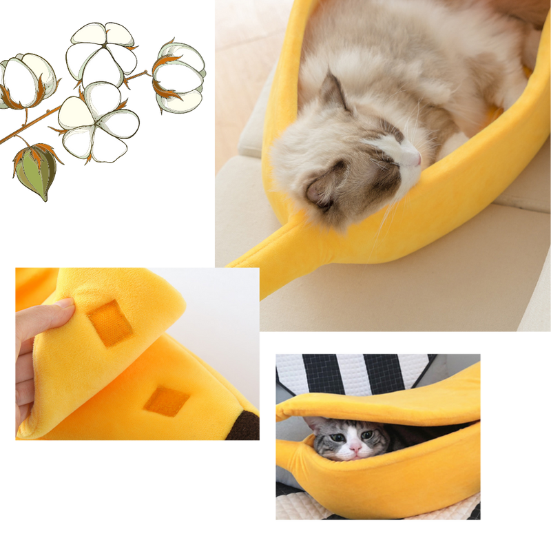 Banana Shaped Pet Bed