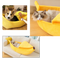 Banana Shaped Pet Bed - Ozerty