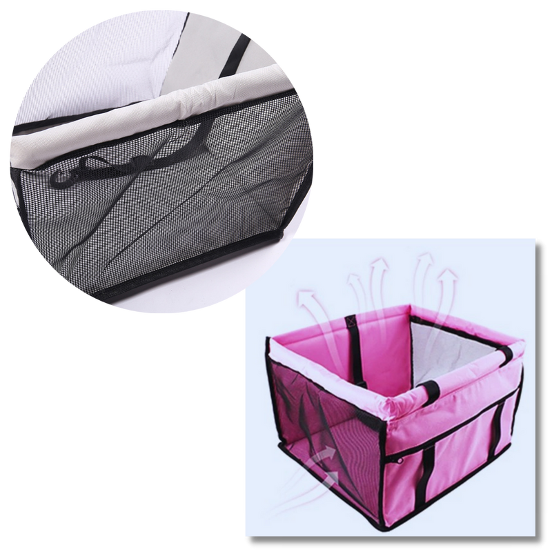 Pet dog car carrier adjustable seat