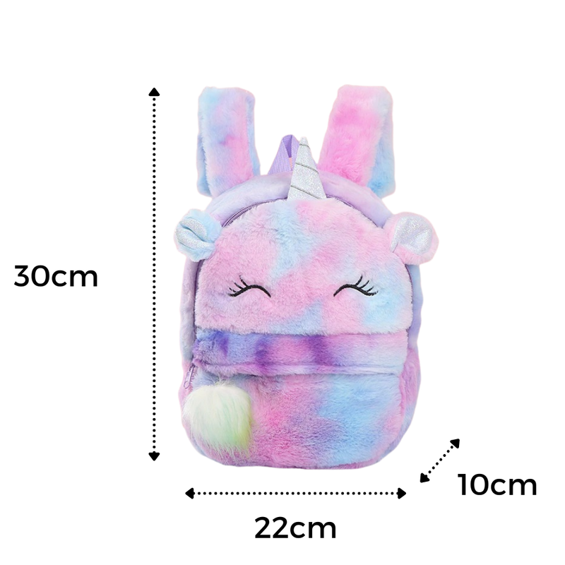 Plush Unicorn Girl’s Backpack