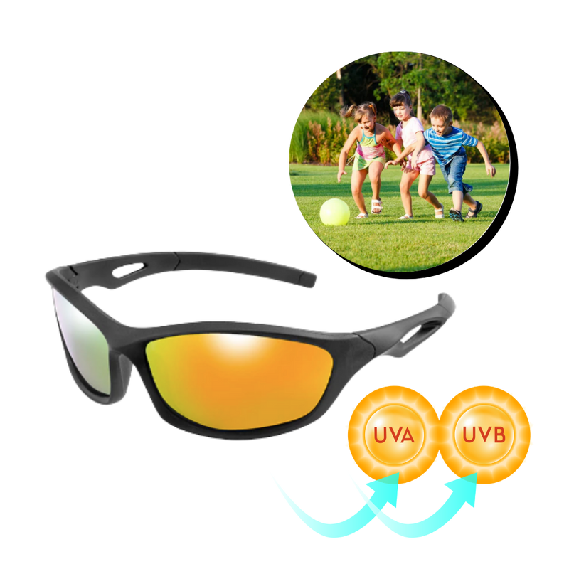 Polarized Sports Kids Sunglasses with Strap
