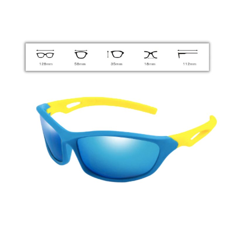 Polarized Sports Kids Sunglasses with Strap