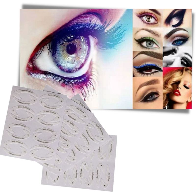 Pack of Quick Eyeliner Stencils