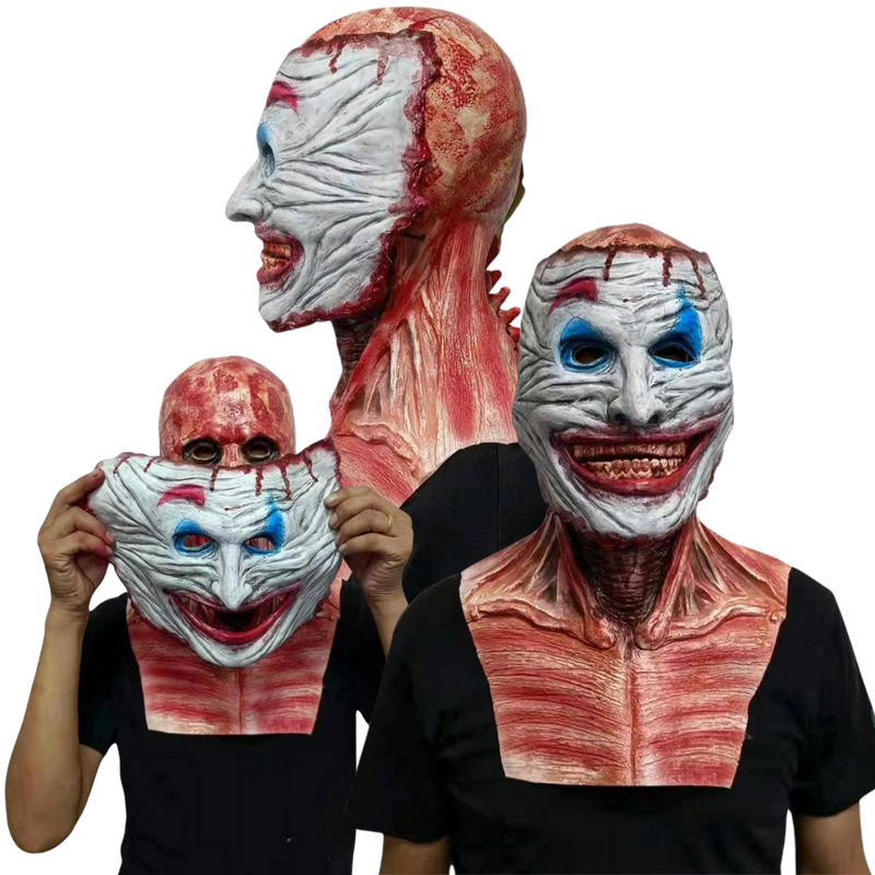 Realistic Halloween Horror Double Mask