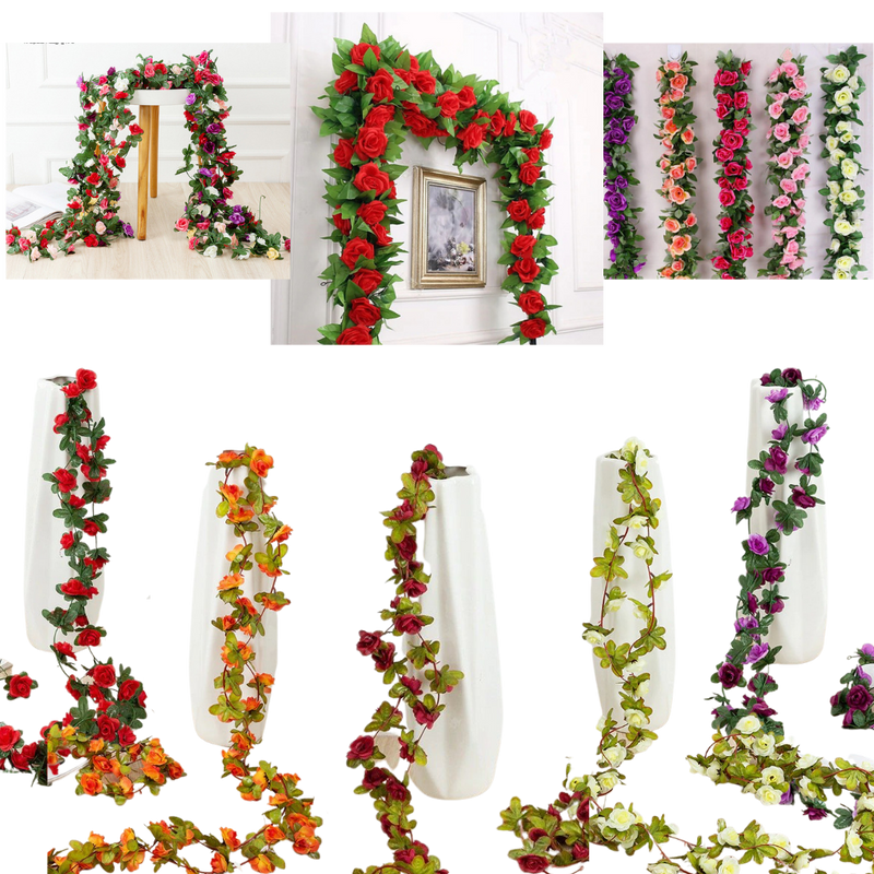 Artificial Rose Garland  - Ozerty