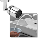 Rotating anti splash 360° swivel faucet nozzle