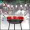Portable round BBQ charcoal grill
