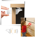 Pack of 4 Child Safety Magnetic Cabinet Locks