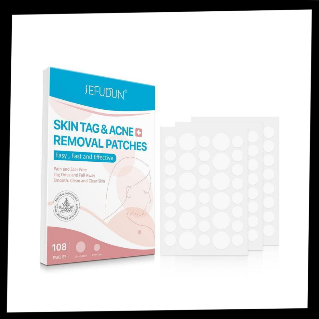 Skin tag removal treatment patch