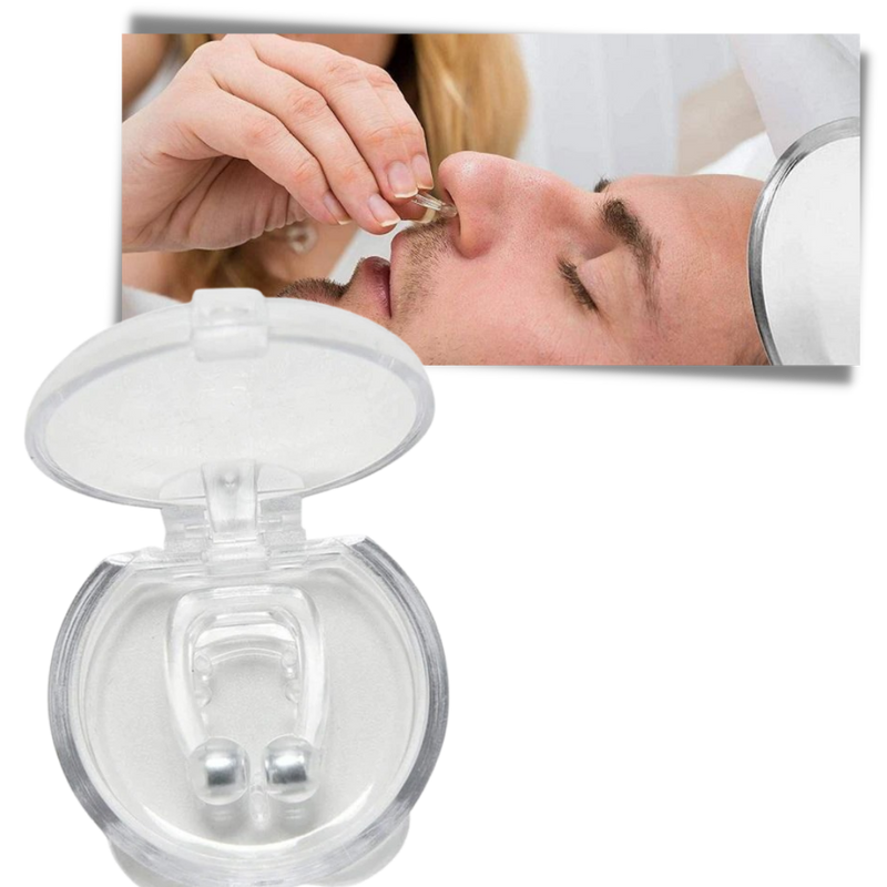 Nose plug to stop snoring