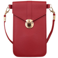 Touchscreen phone crossbody bag