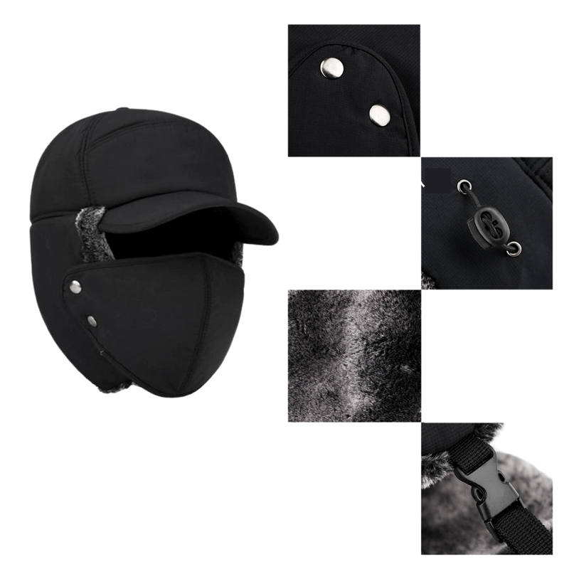 Unisex Windproof Ear and Face Protection Hat