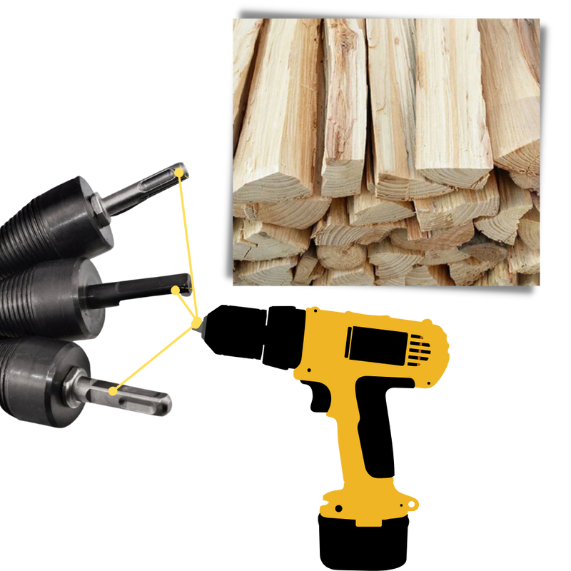 Wood Splitter Drill Bit