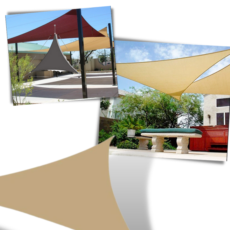Water Resistant Triangle Sun Shade Sail
