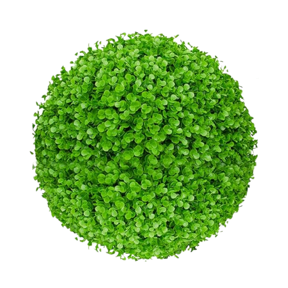 Artificial Topiary Grass Balls -Eucalyptus Green - Ozerty